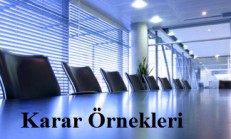 Karar Örnekleri