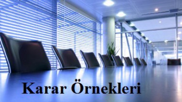 Karar Örnekleri